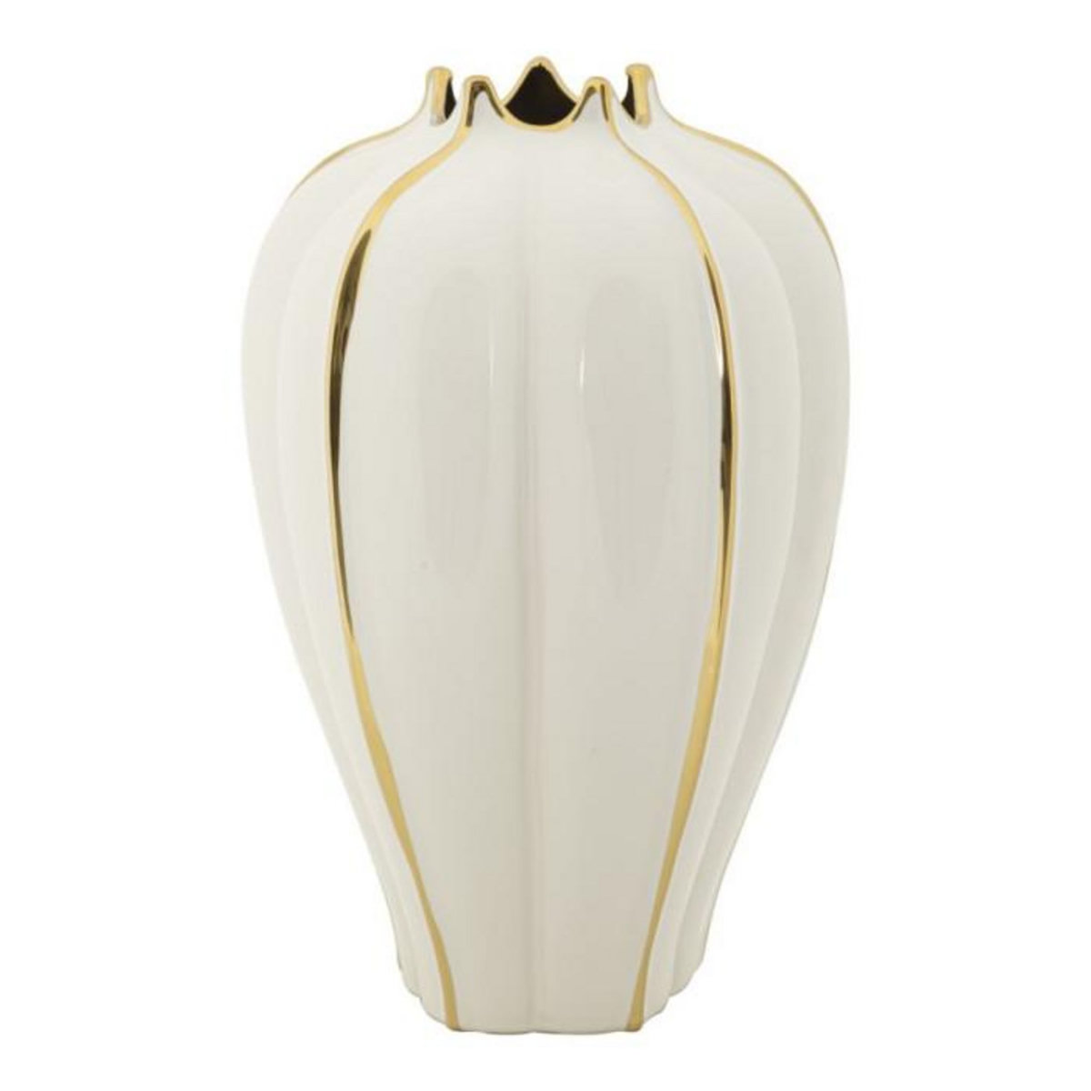 Paris Prix Vase Design en Céramique  Potter  40cm Blanc