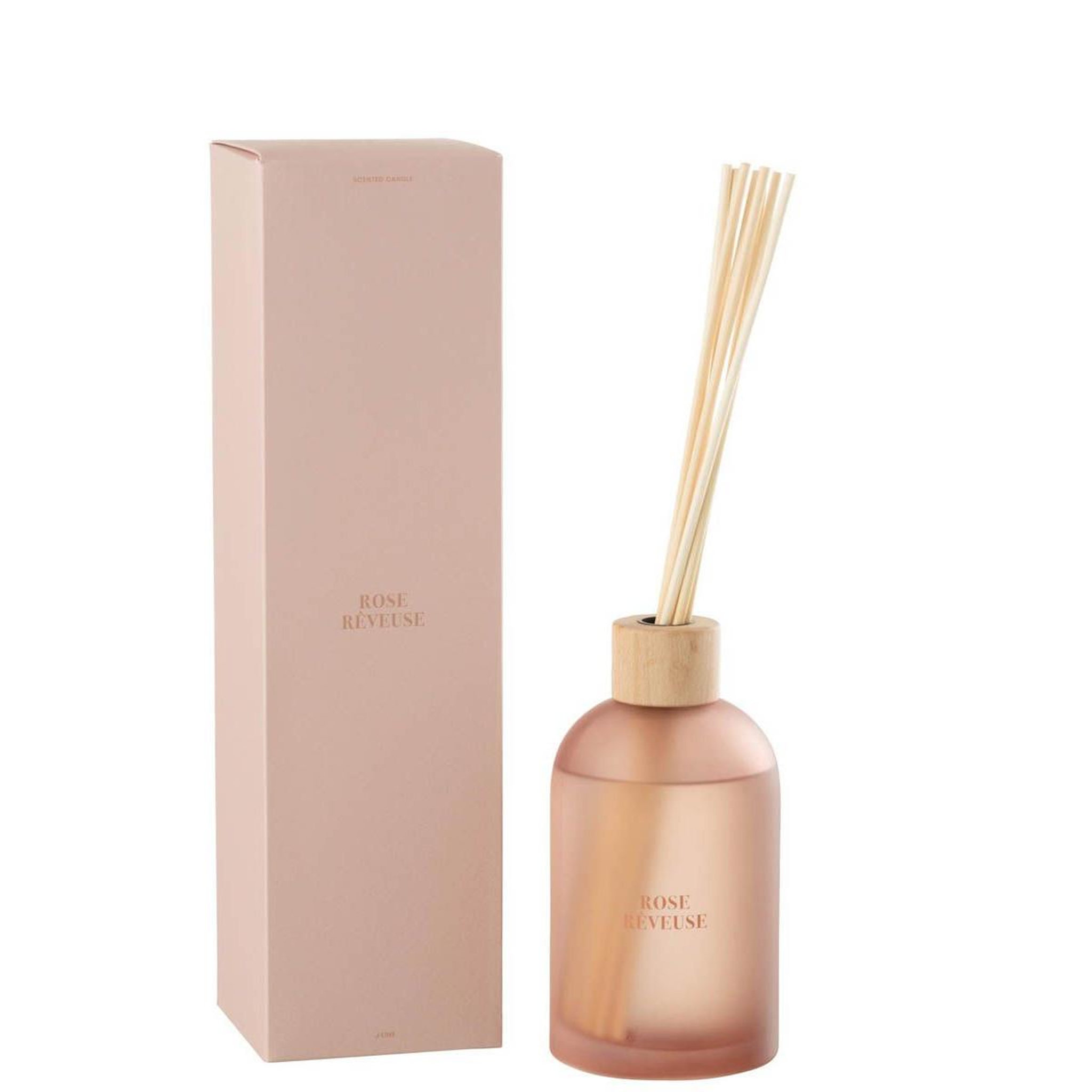Voir la diapositive 2 : J-LINE Diffuseur de parfum  accords essentiels  550ml rose rêveuse