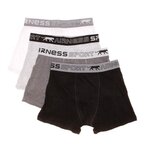  X4 Boxers Noir/Gris/Blanc Homme Airness Multi. Coloris disponibles : Noir
