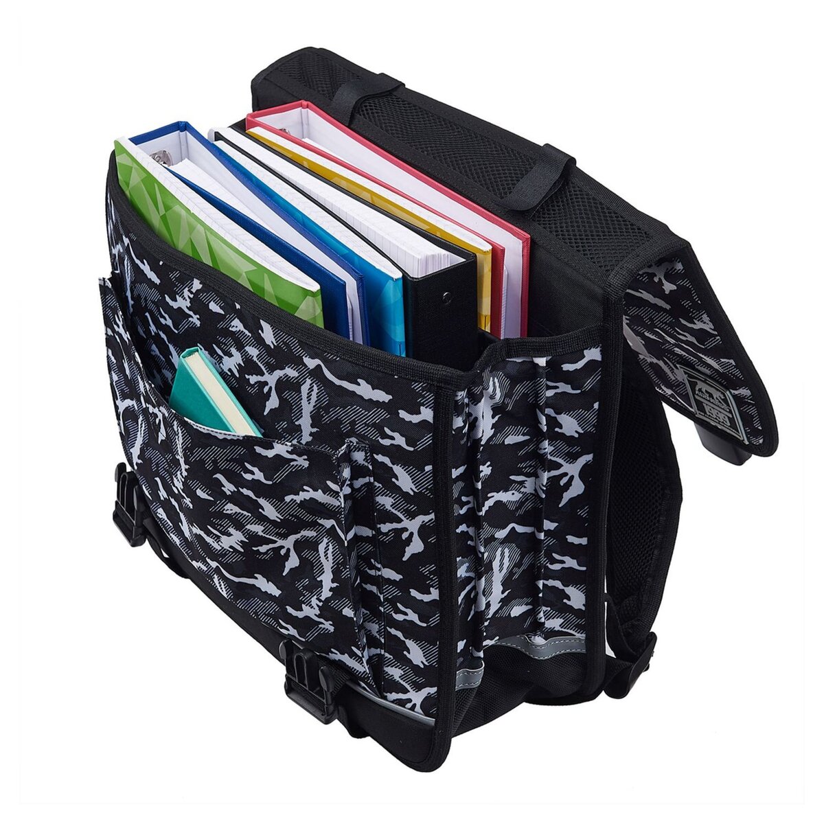 AIRNESS Cartable 41 cm noir et blanc AIRNESS LIBERTY