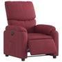 Voir la diapositive 3 : VIDAXL Fauteuil inclinable electrique Rouge bordeaux Tissu