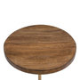 Voir la diapositive 2 :  Table à Café en Marbre  Neith  69cm Marron & Blanc