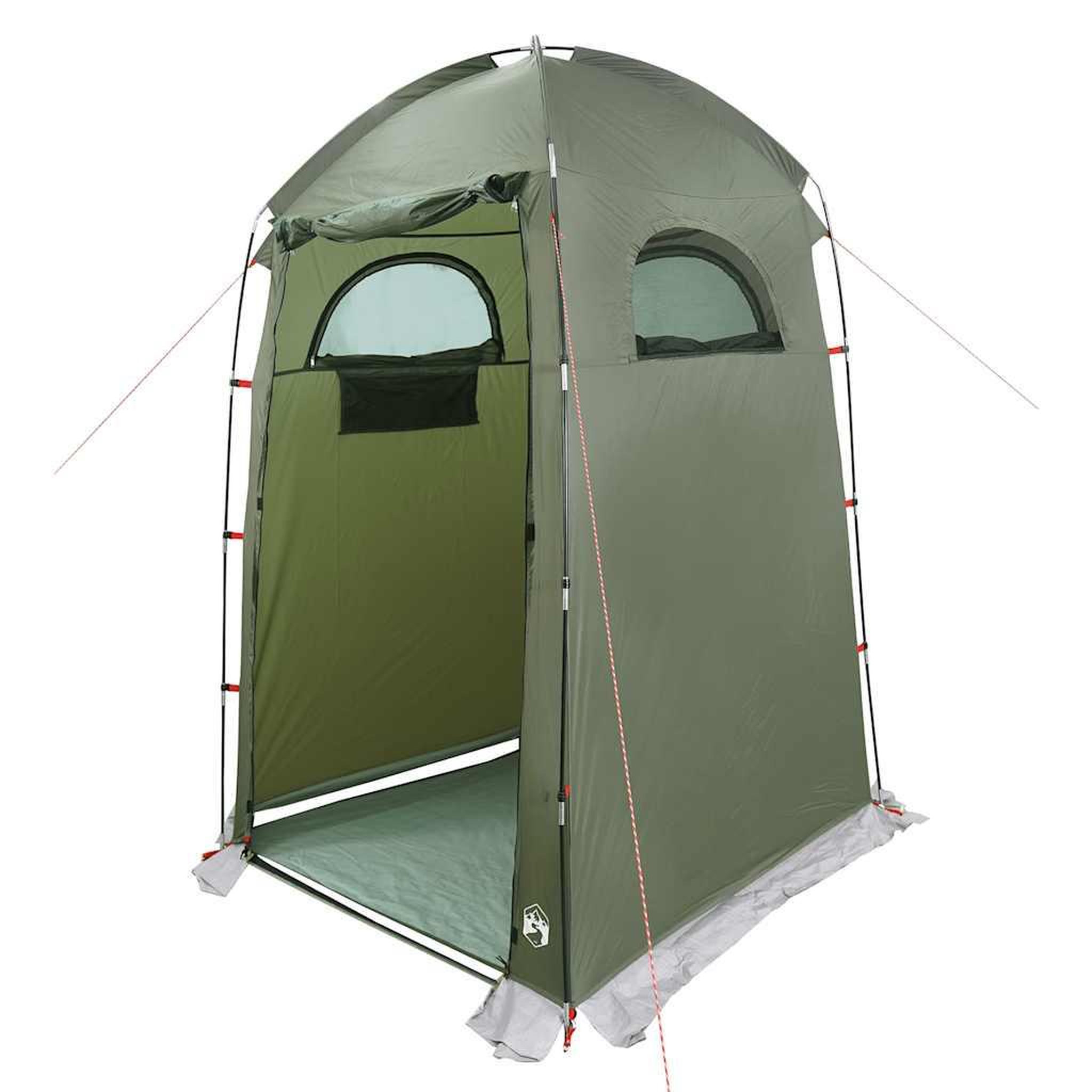 Voir la diapositive 4 : VIDAXL Tente de douche vert olive impermeable