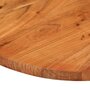 Voir la diapositive 5 : VIDAXL Dessus de table 120x60x2,5 cm ovale bois massif d'acacia