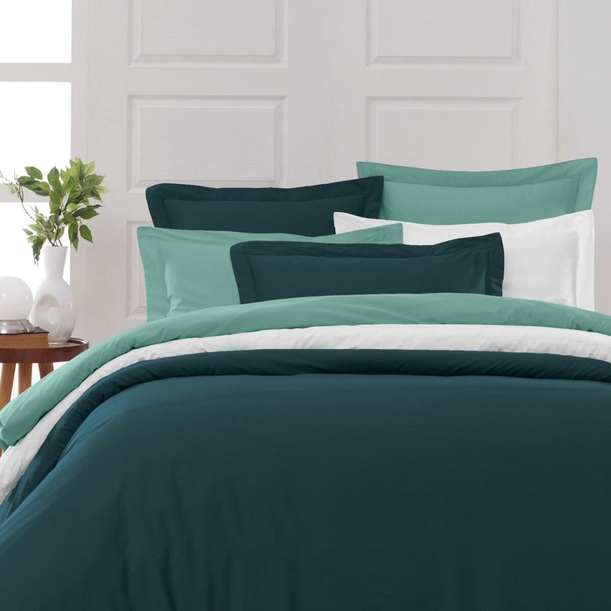 Sensei Maison Taie de traversin en percale de coton SOFT PERCALE - 45x185 cm