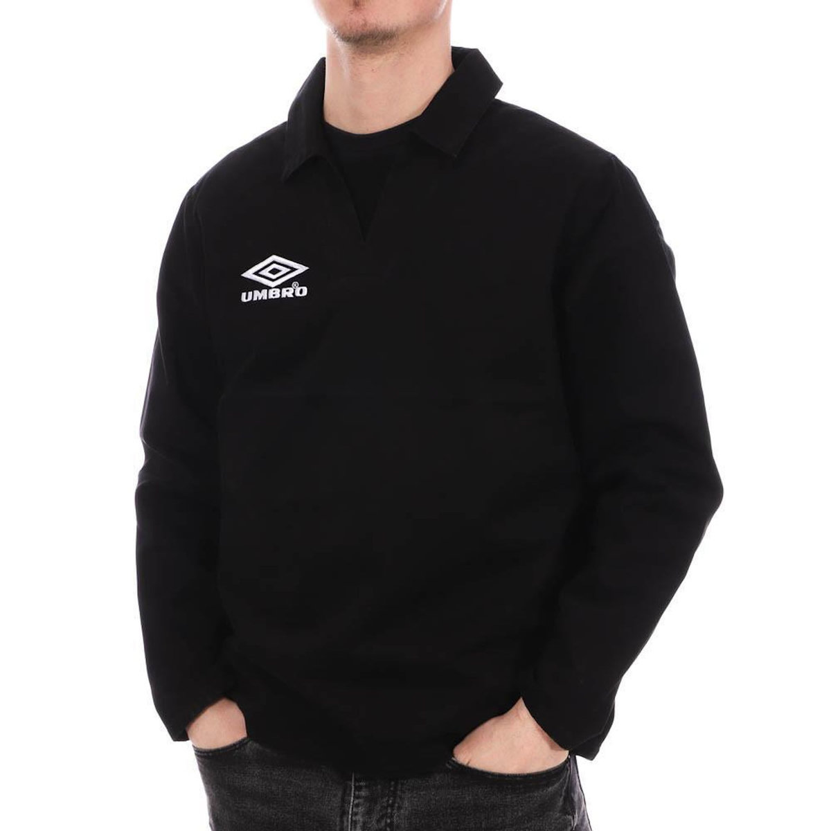 UMBRO Veste noir homme Umbro Herit Drill Top