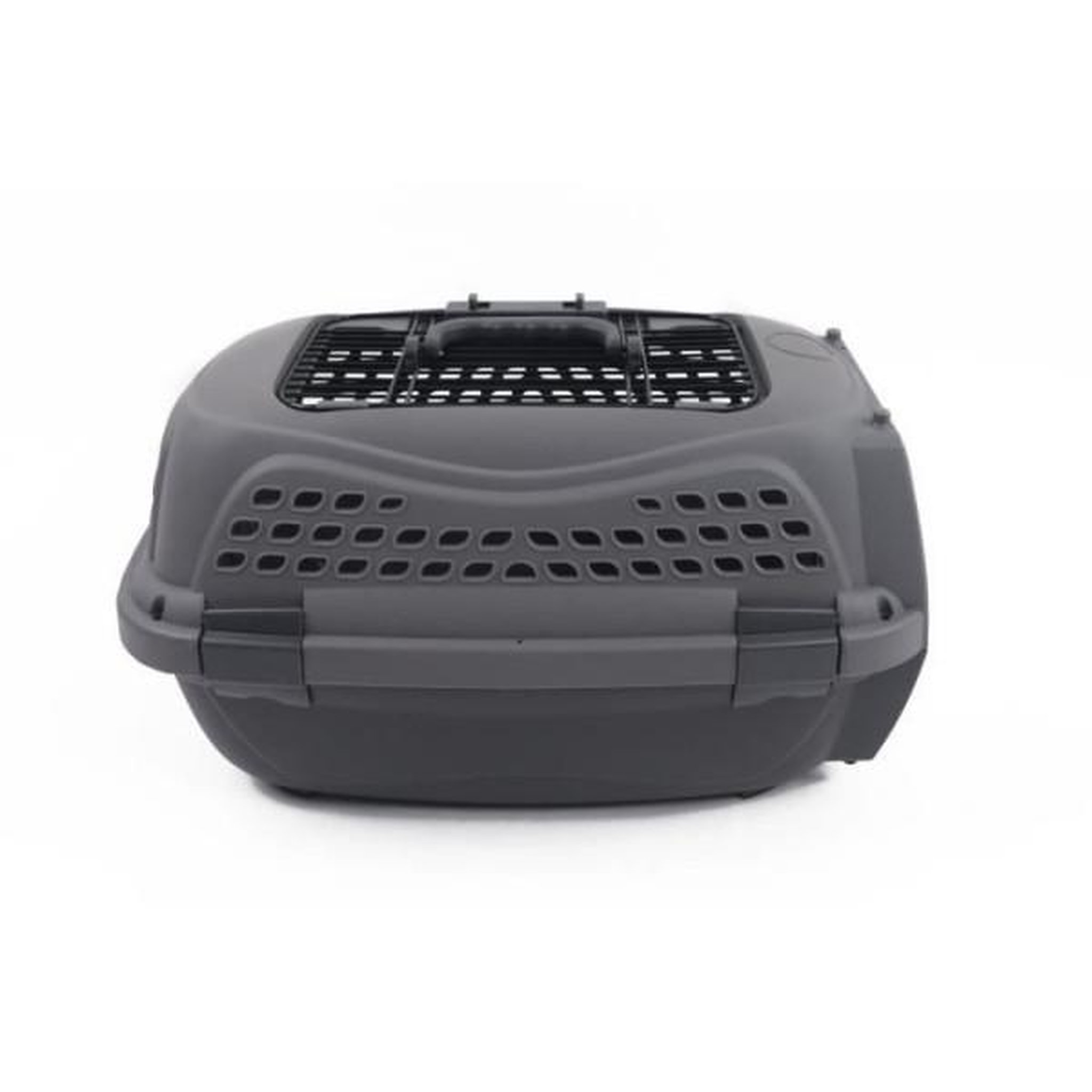 Voir la diapositive 3 : M PETS Caisse de transport pour chat m.pets eco giro - cage en plastique - taille s - gris