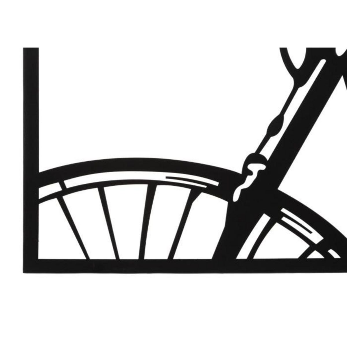 Paris Prix Lot de 3 Décorations Murales Encadrées  Fishes  60cm Noir