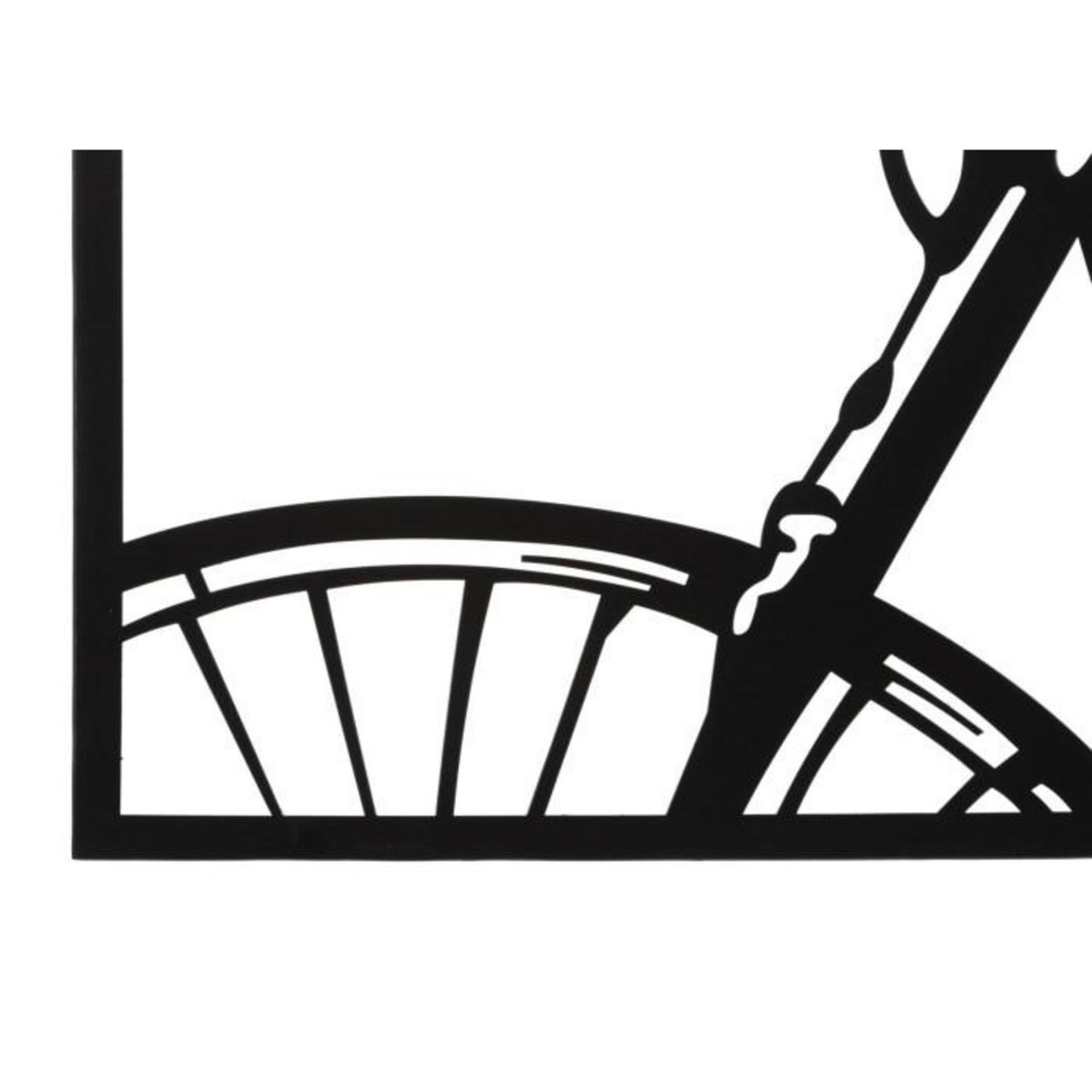 Paris Prix Lot de 3 Décorations Murales Encadrées  Fishes  60cm Noir