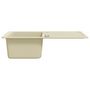 Voir la diapositive 5 : VIDAXL Evier de cuisine Granit Seul lavabo Beige