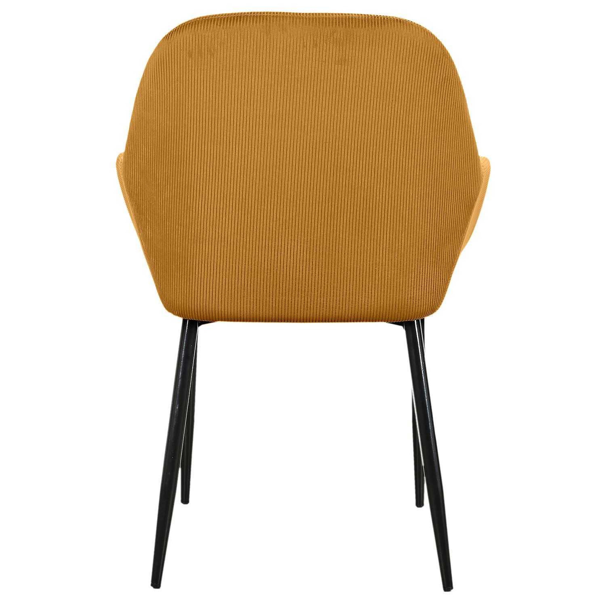 Voir la diapositive 4 : TOILINUX 2 fauteuils de table design velours giulia
