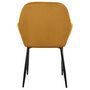 Voir la diapositive 4 : The Home Deco Factory 2 Fauteuils de table design velours Giulia
