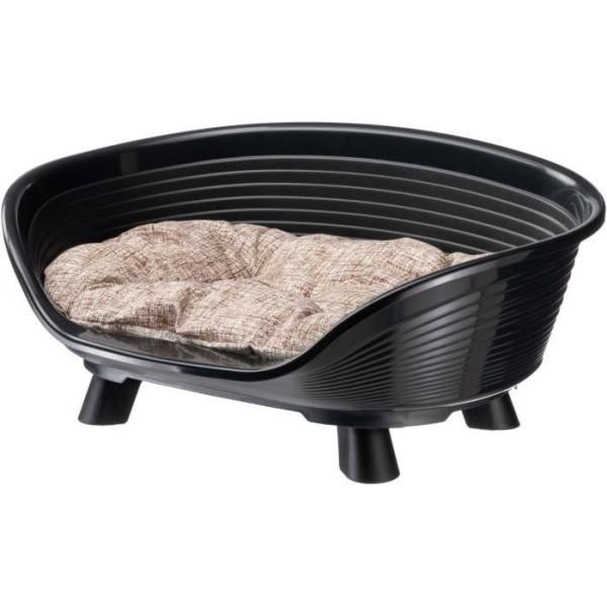Voir la diapositive 2 : Ferplast Corbeille - FERPLAST - THRONE 4 - Avec coussin relax - Noir
