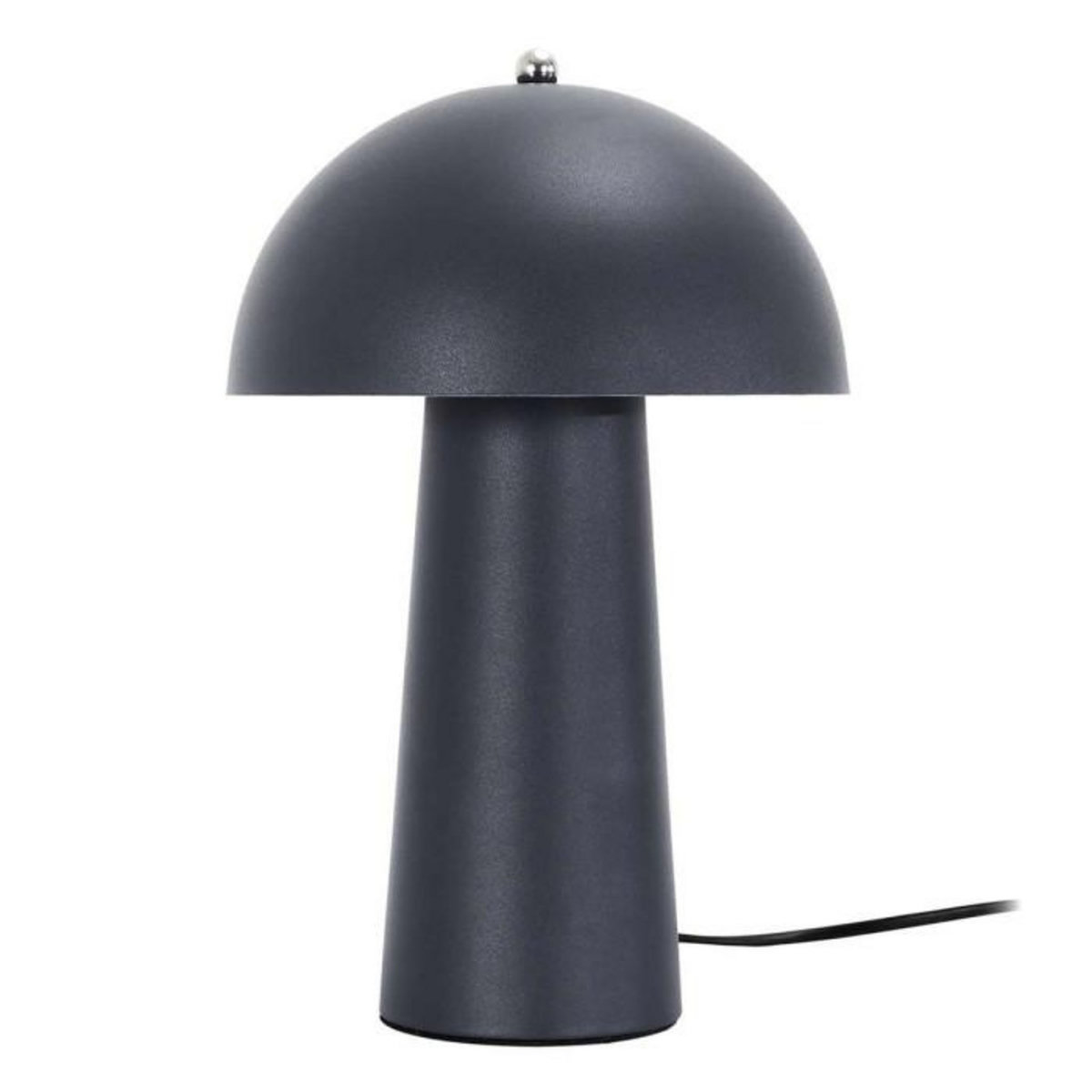 Paris Prix Lampe à Poser Champignon  Vickie  32cm Gris Perle