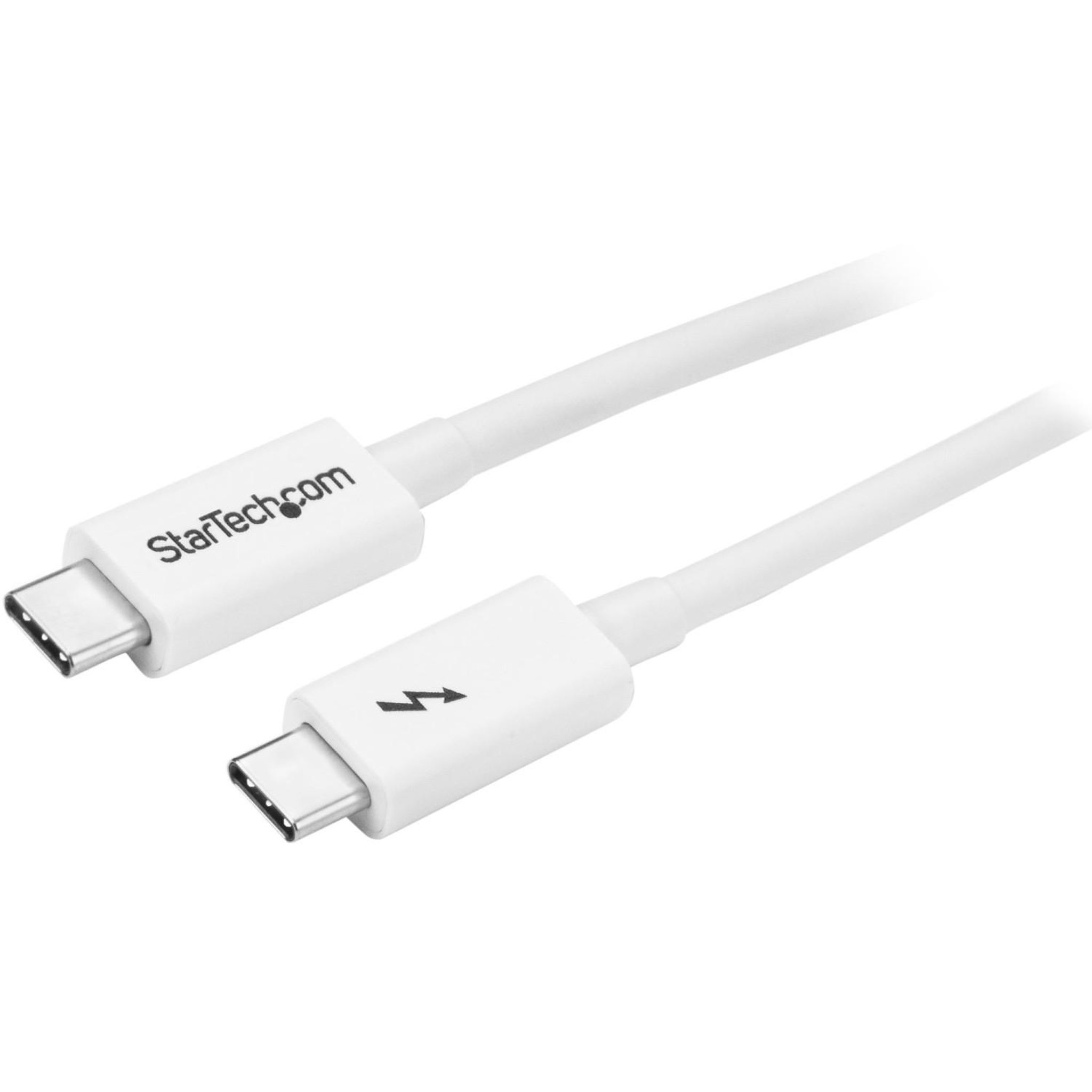 Startech Startech.com câble thunderbolt 3 de 1 m - 20 gb/s - compatible thunderbolt, usb et displayport - blanc