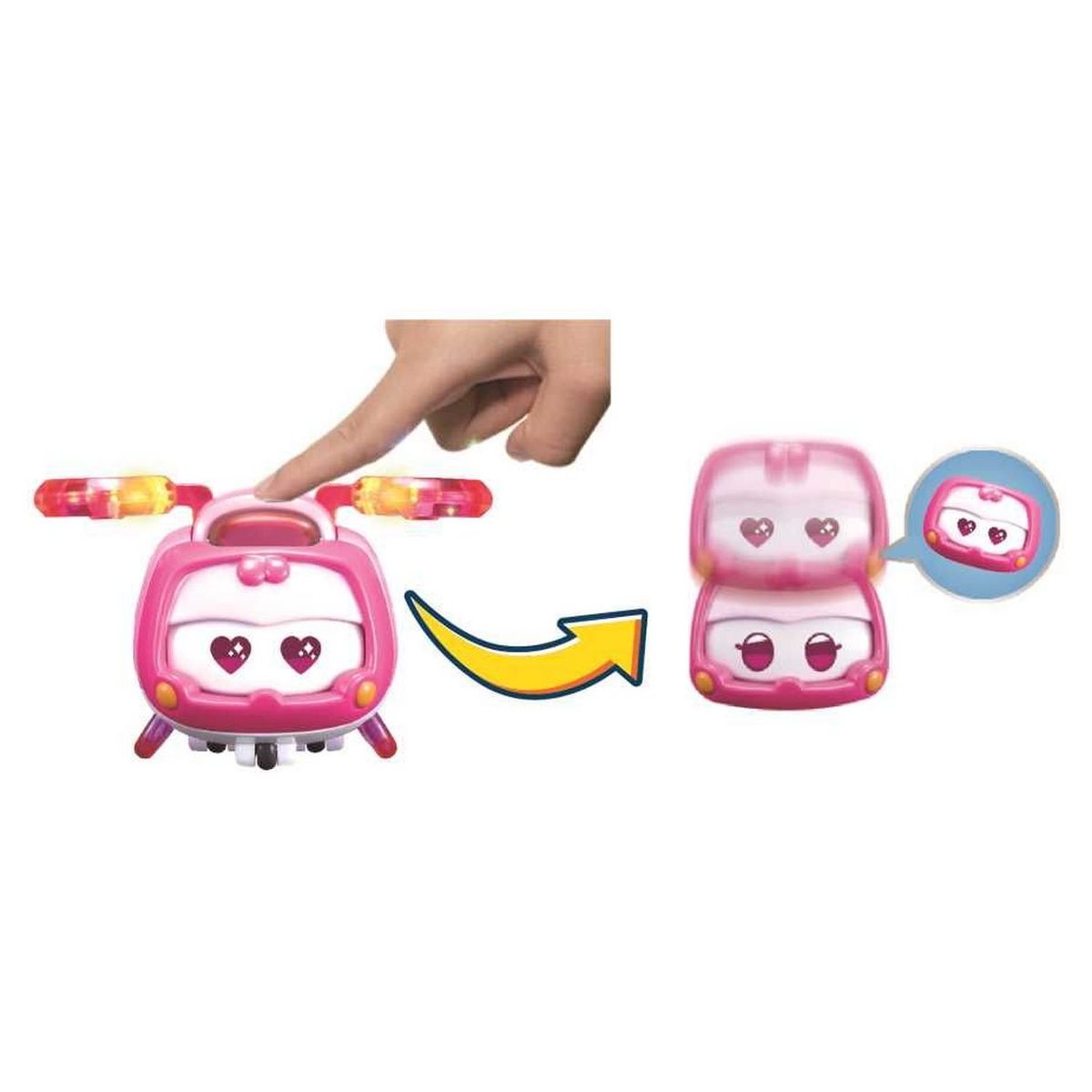 Auldey Super Wings figurine transforming saison 5 avec Pets - Dizzy SuperCharge