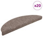 Voir la diapositive 1 : VIDAXL Tapis d'escalier auto-adhesifs 20 pcs beige 56x17x3 cm