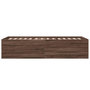 Voir la diapositive 5 : VIDAXL Cadre de lit sans matelas chene marron 100x200 cm