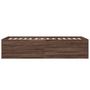 Voir la diapositive 5 : VIDAXL Cadre de lit sans matelas chene marron 100x200 cm