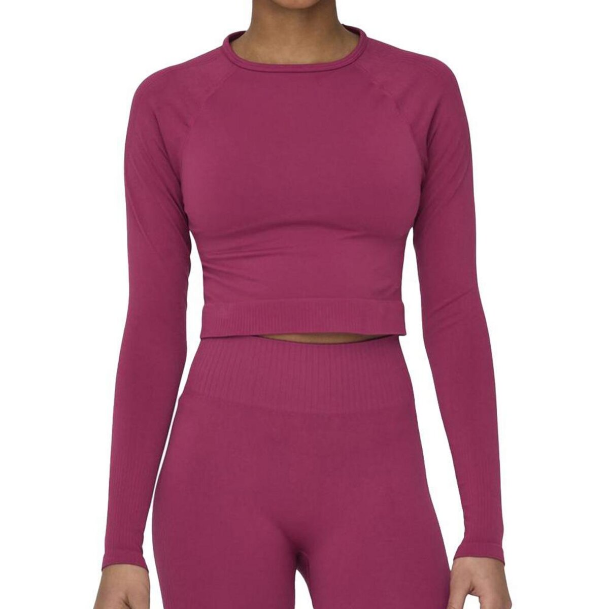 Only Top de sport Fuchsia Femme Only Jiji Seam
