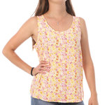 Vero Moda Débardeur Imprimé Jaune/Rose Femme Vero Moda Easy. Coloris disponibles : Jaune