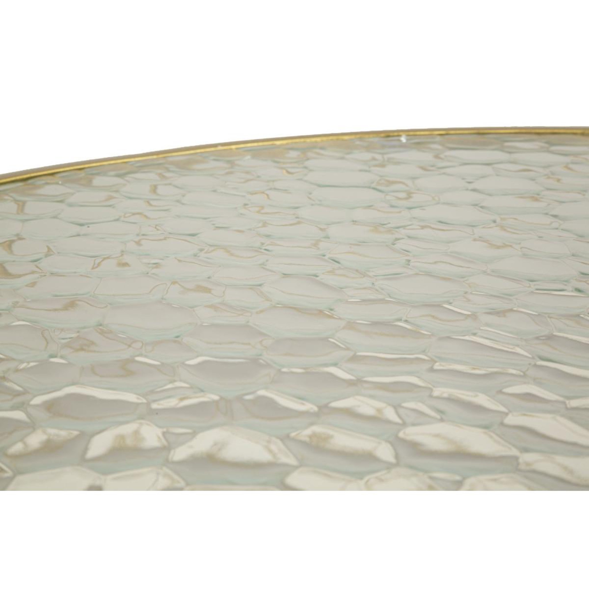 Voir la diapositive 4 : Paris Prix Lot de 4 Tables d'Appoint Design  Noah  70cm Or