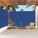 VIDAXL Auvent lateral retractable Bleu 220x600 cm