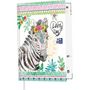Voir la diapositive 2 : OXFORD Agenda scolaire journalier 12x18cm Boho Chic Zèbre 2023-2024