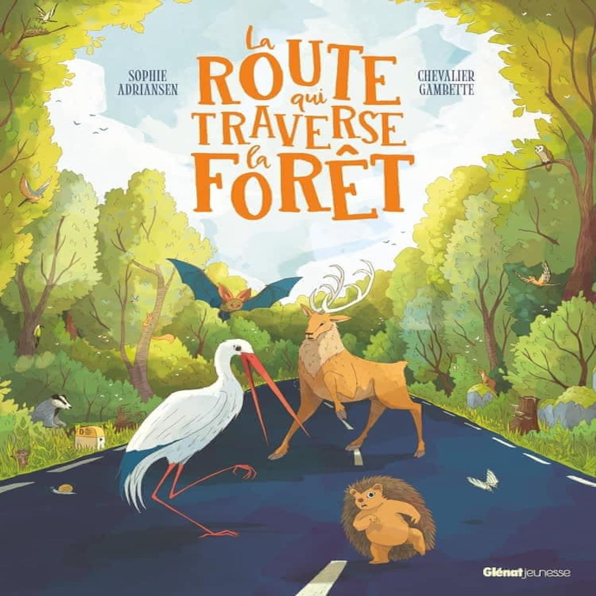 LA ROUTE QUI TRAVERSE LA FORET, Adriansen Sophie