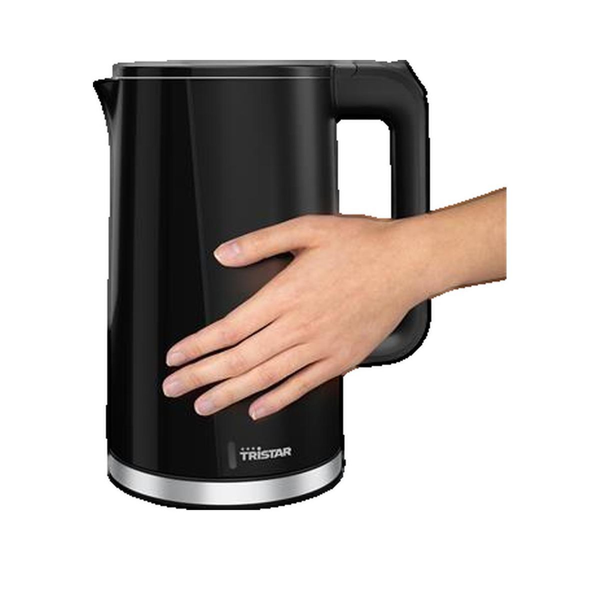 Voir la diapositive 3 : TRISTAR Bouilloire Tristar Élégante Noir Mat 1,7 L 2200 W
