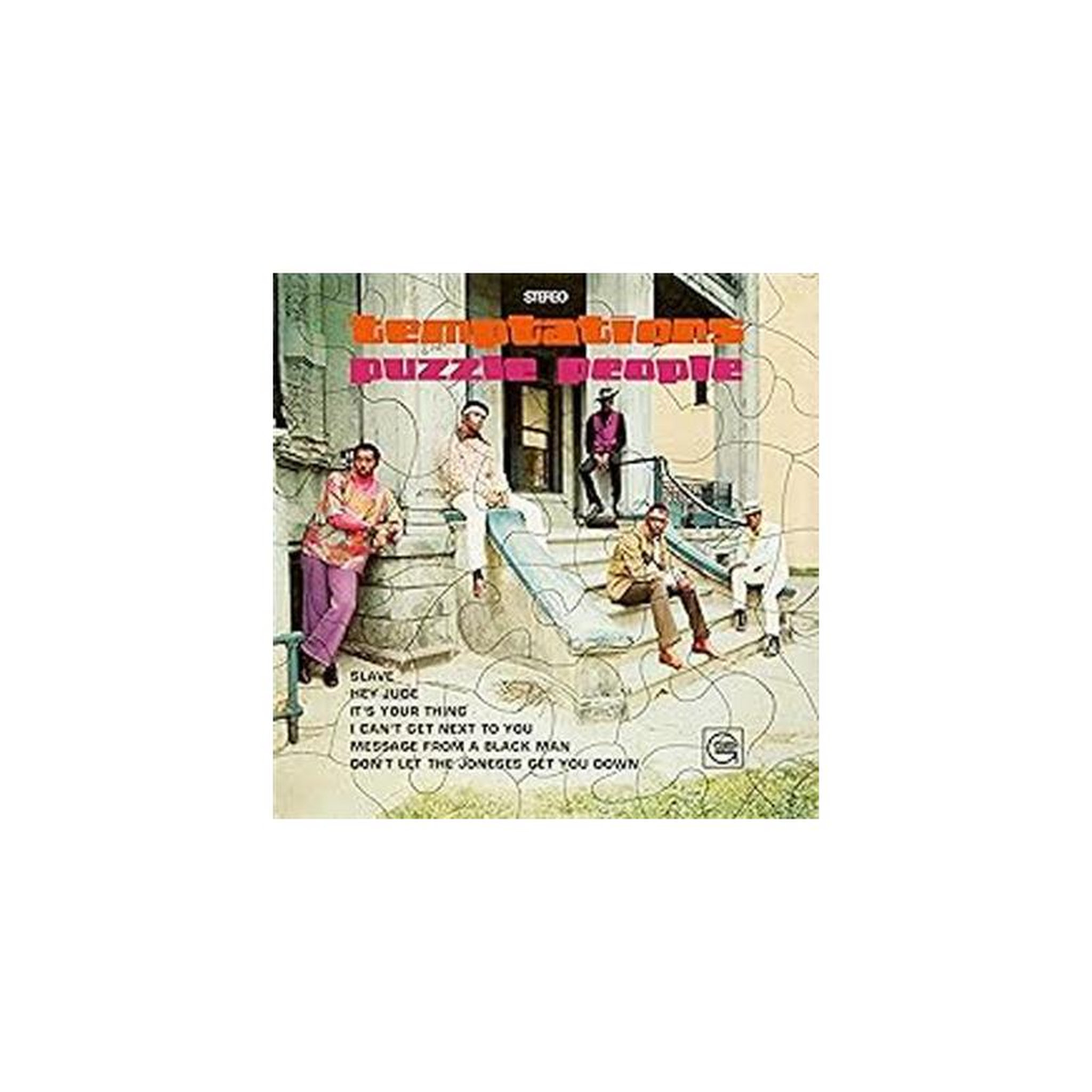 Lp vinyle édition limitée puzzle people, temptations, packaging puzzle multicolore