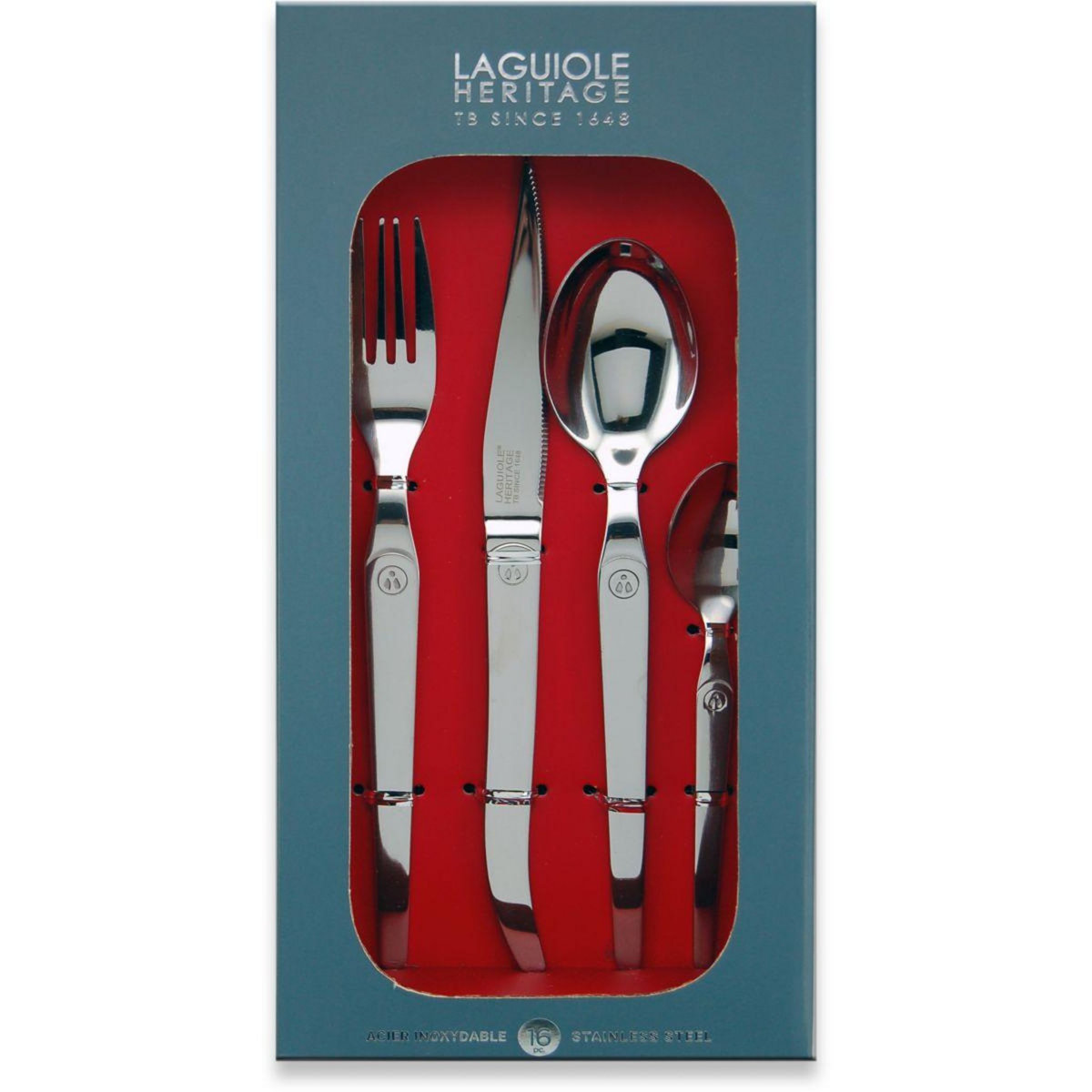 LAGUIOLE HERITAGE TB Ménagère 16 pcs intuition brilliant