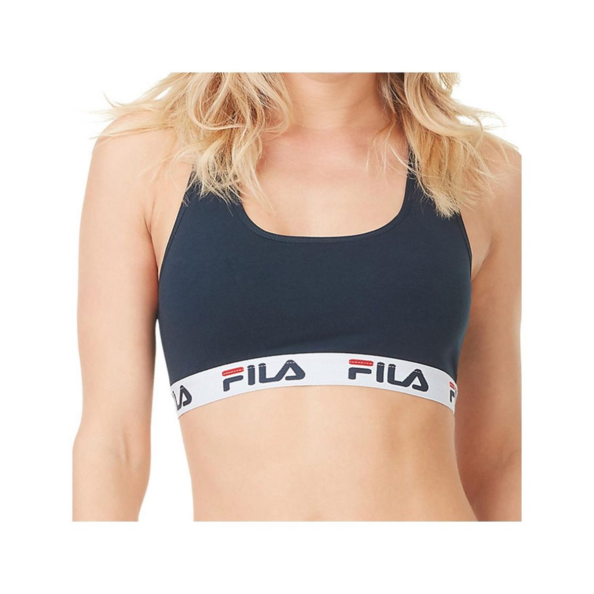 FILA Lot de 3 Brassières coton femme FU6042C Uni