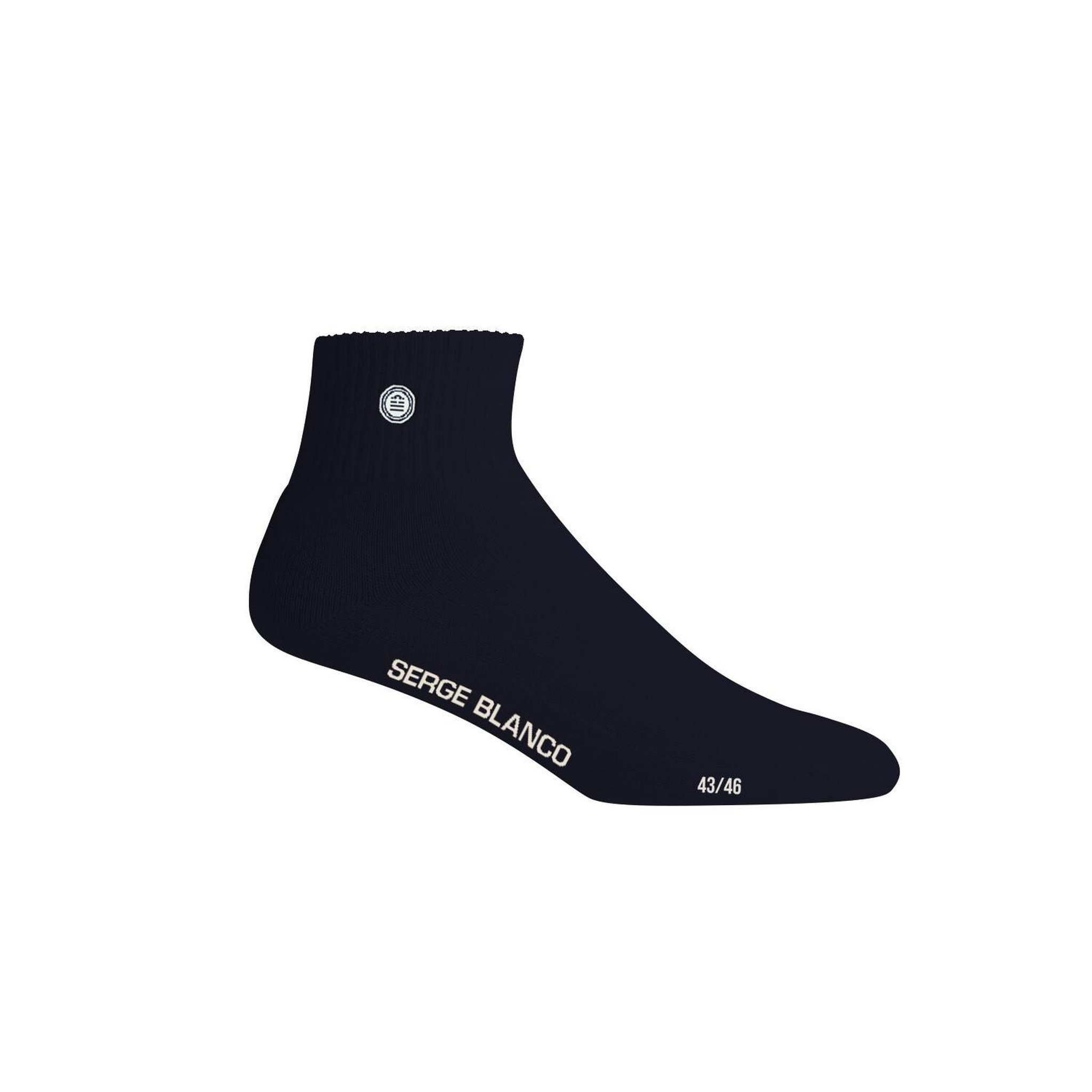 Voir la diapositive 2 : SERGE BLANCO Lot de 6 paires de lowcuts homme unies modèle A126