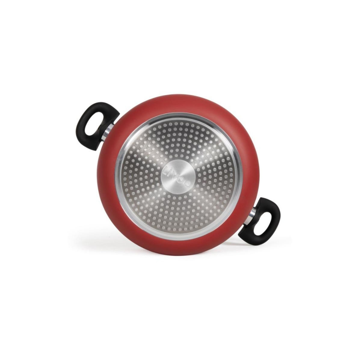 LIVOO Faitout aluminium 28cm avec couvercle - MEP151R