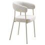 Voir la diapositive 5 : LISA DESIGN Sadie - lot de 2 chaises fsc  100% en tissu texturé - pieds en acier