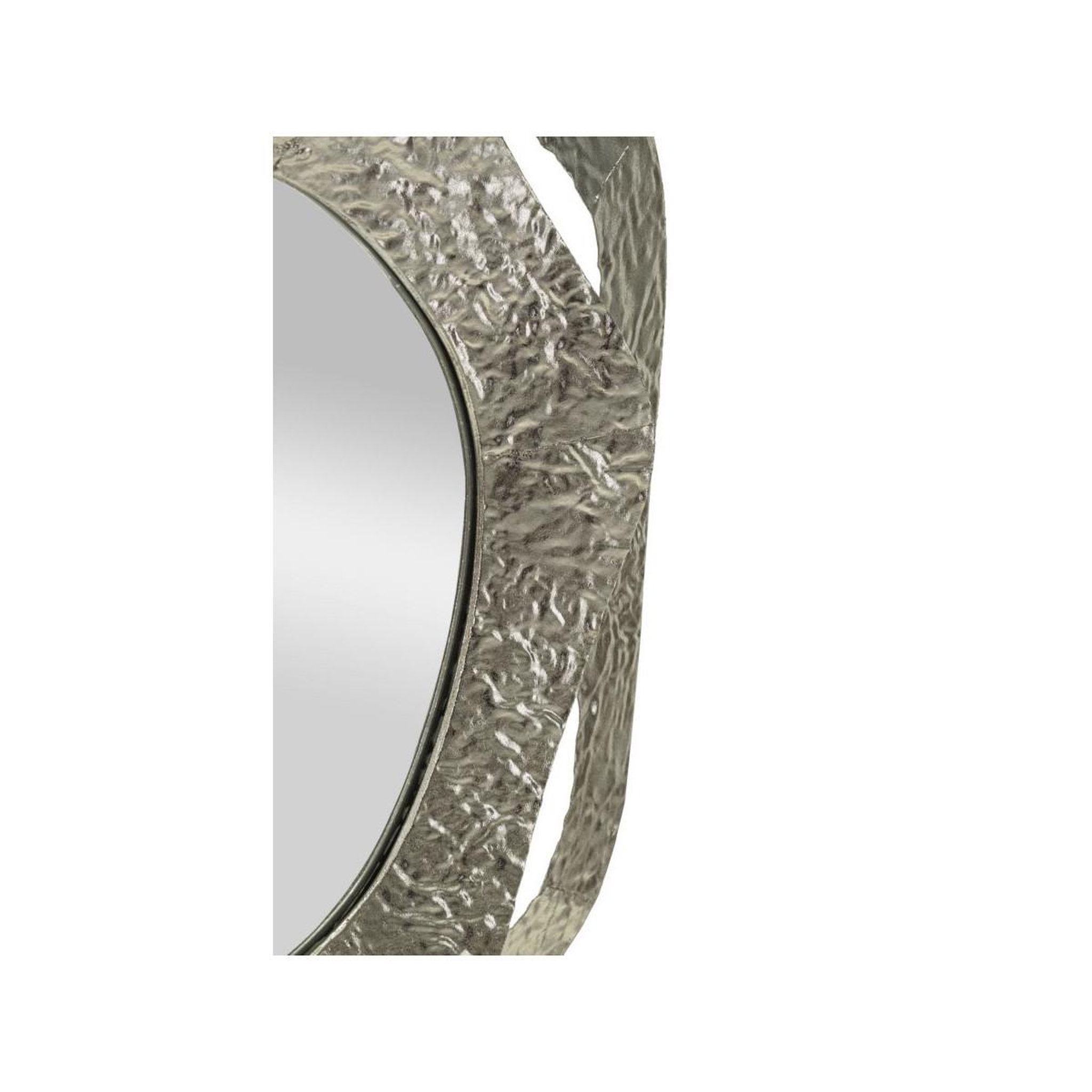 Voir la diapositive 3 : Paris Prix Miroir mural design  aury  75cm argent