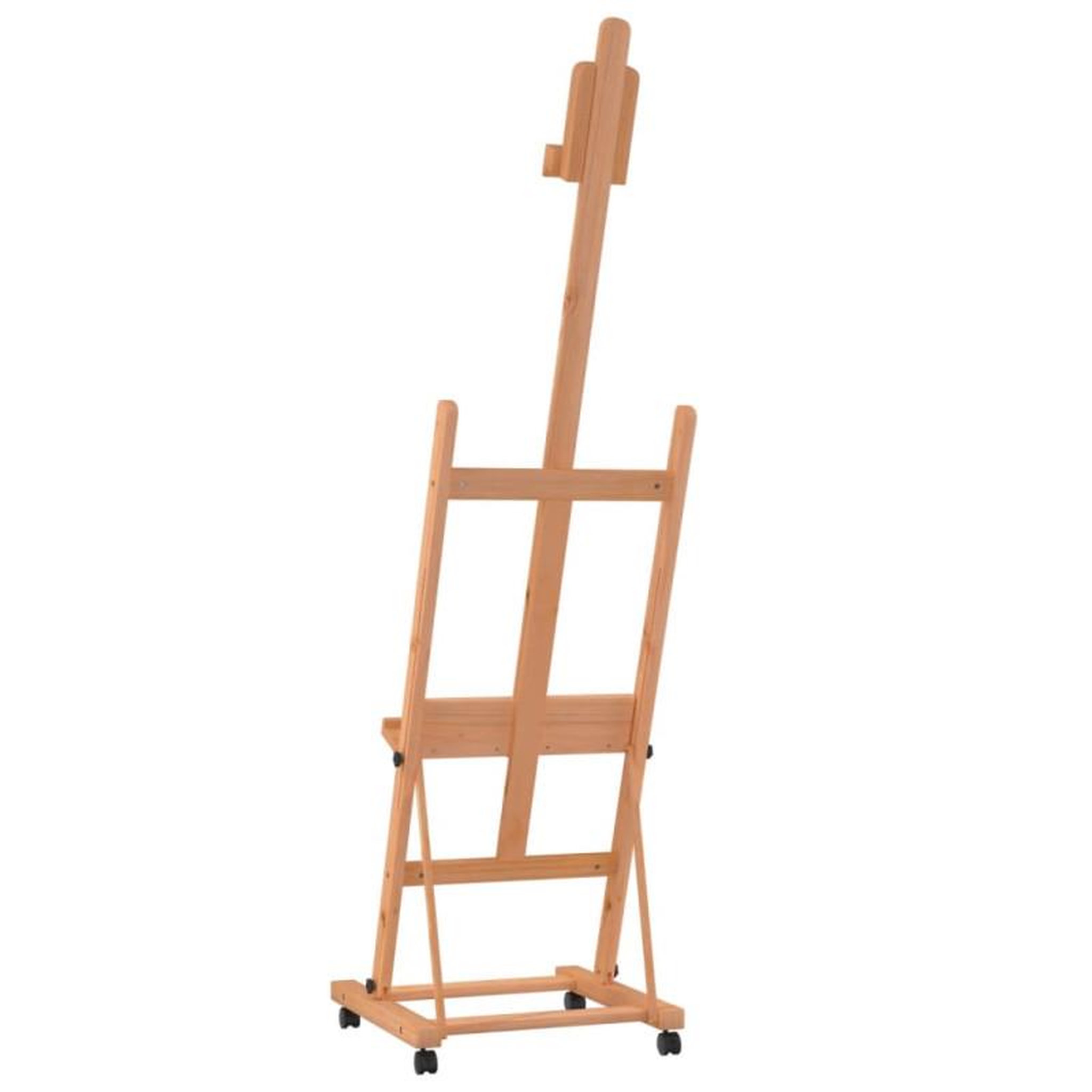 Voir la diapositive 6 : VIDAXL Chevalet 55x53,5x178 cm bois de hêtre massif
