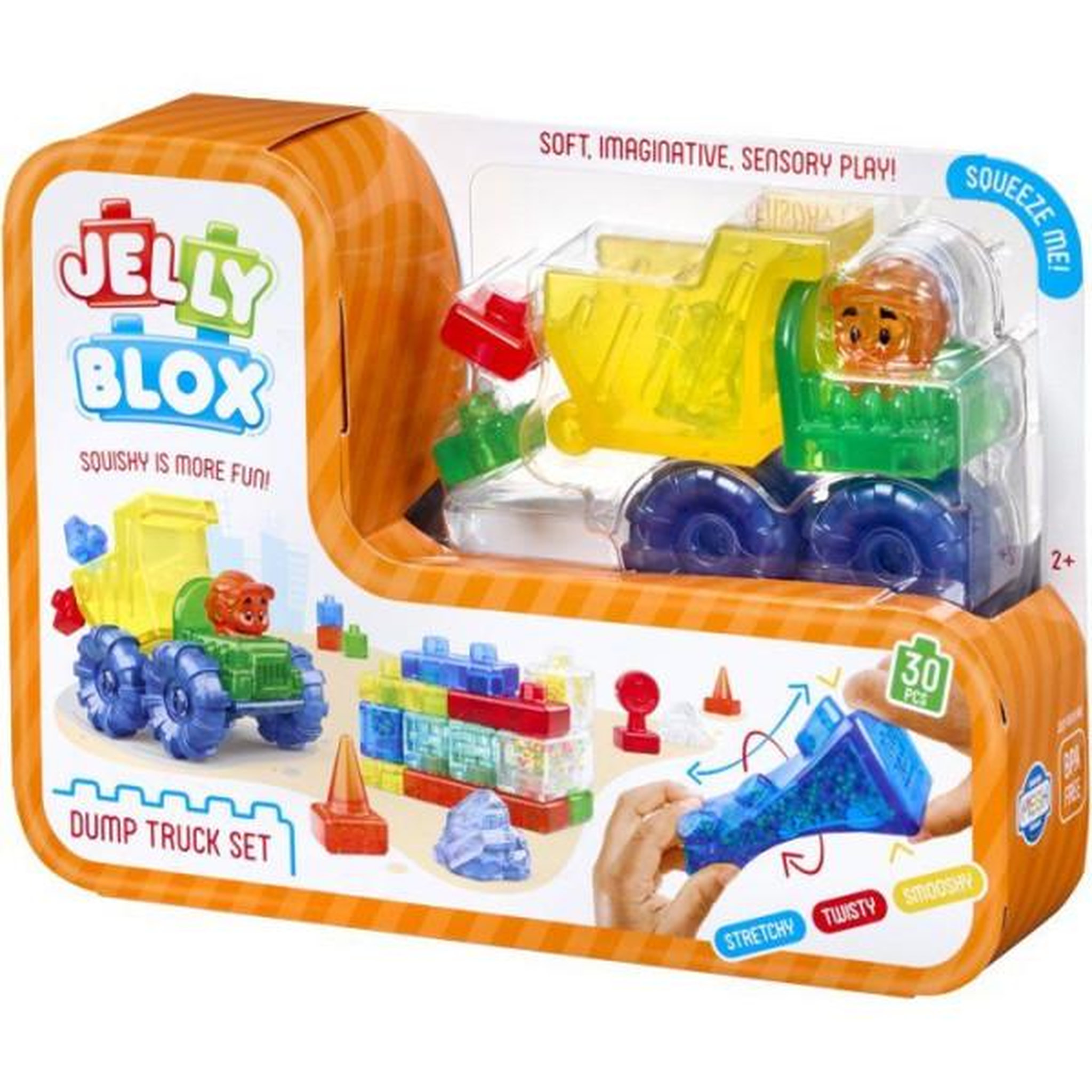 GOLIATH Jelly Blox Dump Truck - blocs sensoriels - GOLIATH - véhicule construction - des 6 mois