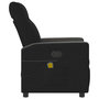 Voir la diapositive 4 : VIDAXL Fauteuil de massage inclinable Noir Tissu