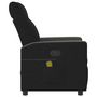 Voir la diapositive 4 : VIDAXL Fauteuil de massage inclinable Noir Tissu