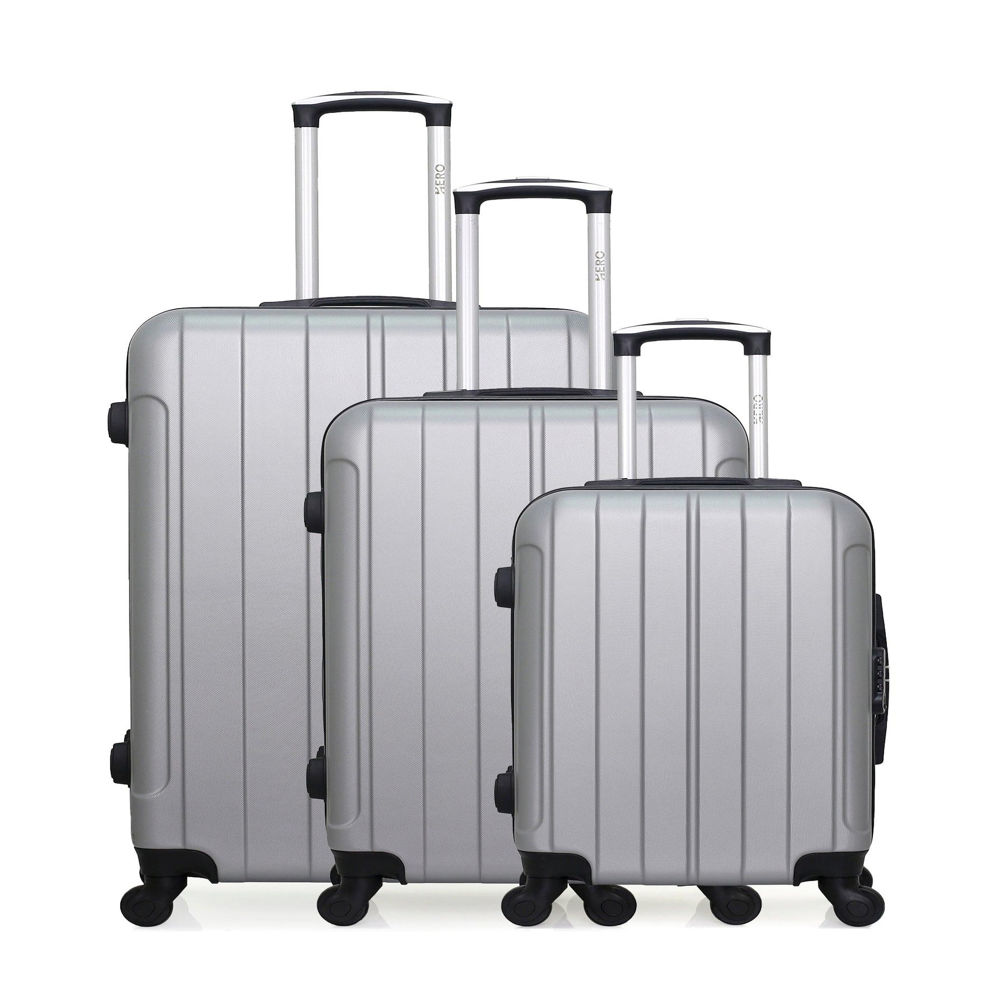 HERO Set de 3 valises rigides fogo