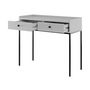 Voir la diapositive 3 : BEST MOBILIER Filipo - console - gris - 100 cm