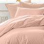 Voir la diapositive 4 : BATON ROUGE Housse de couette 100% percale de coton lavé 80fils/cm2