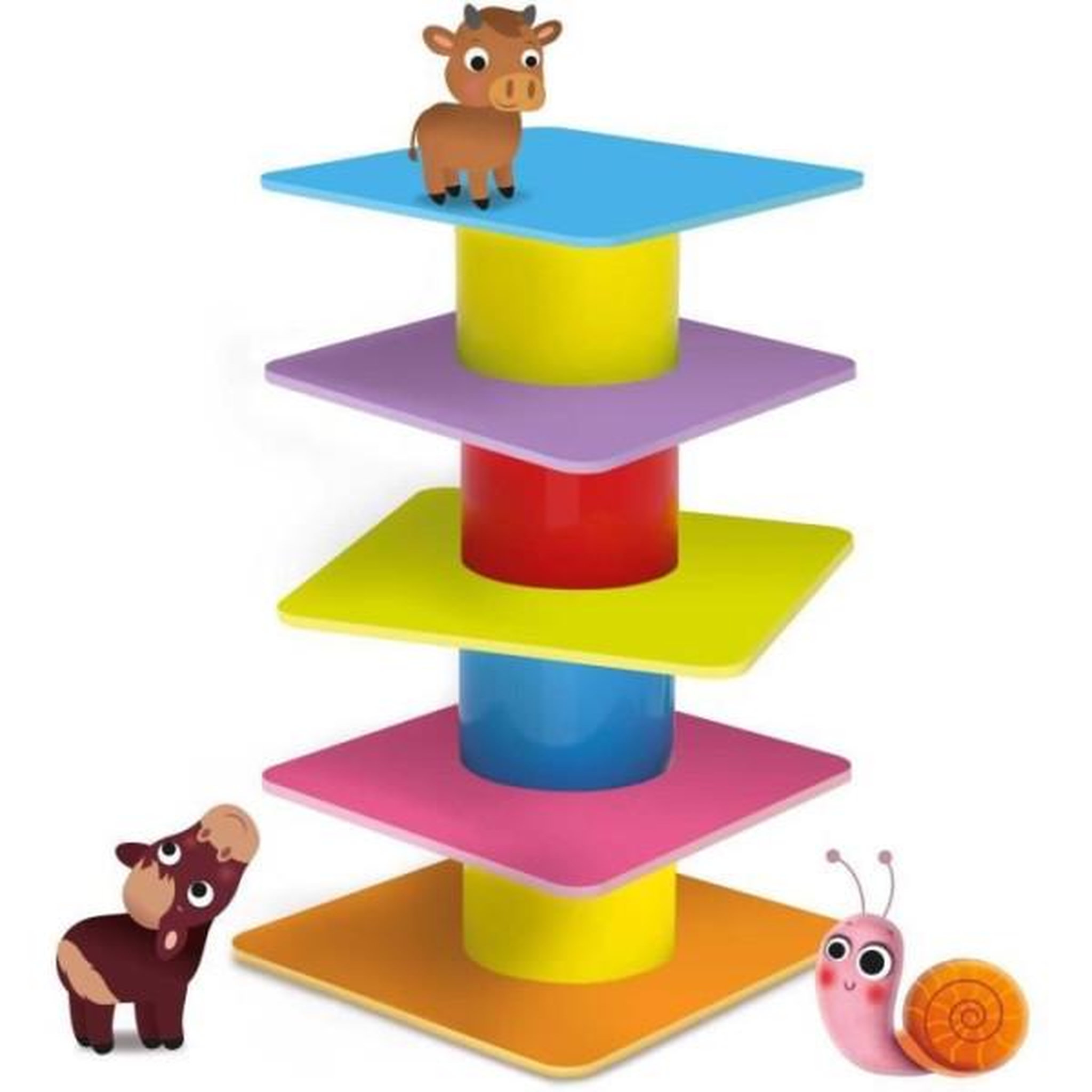 Voir la diapositive 4 : LISCIANI GIOCHI La Ferme 4 en 1 - Coffret éducatif - CAROTINA BABY - Puzzle et associations