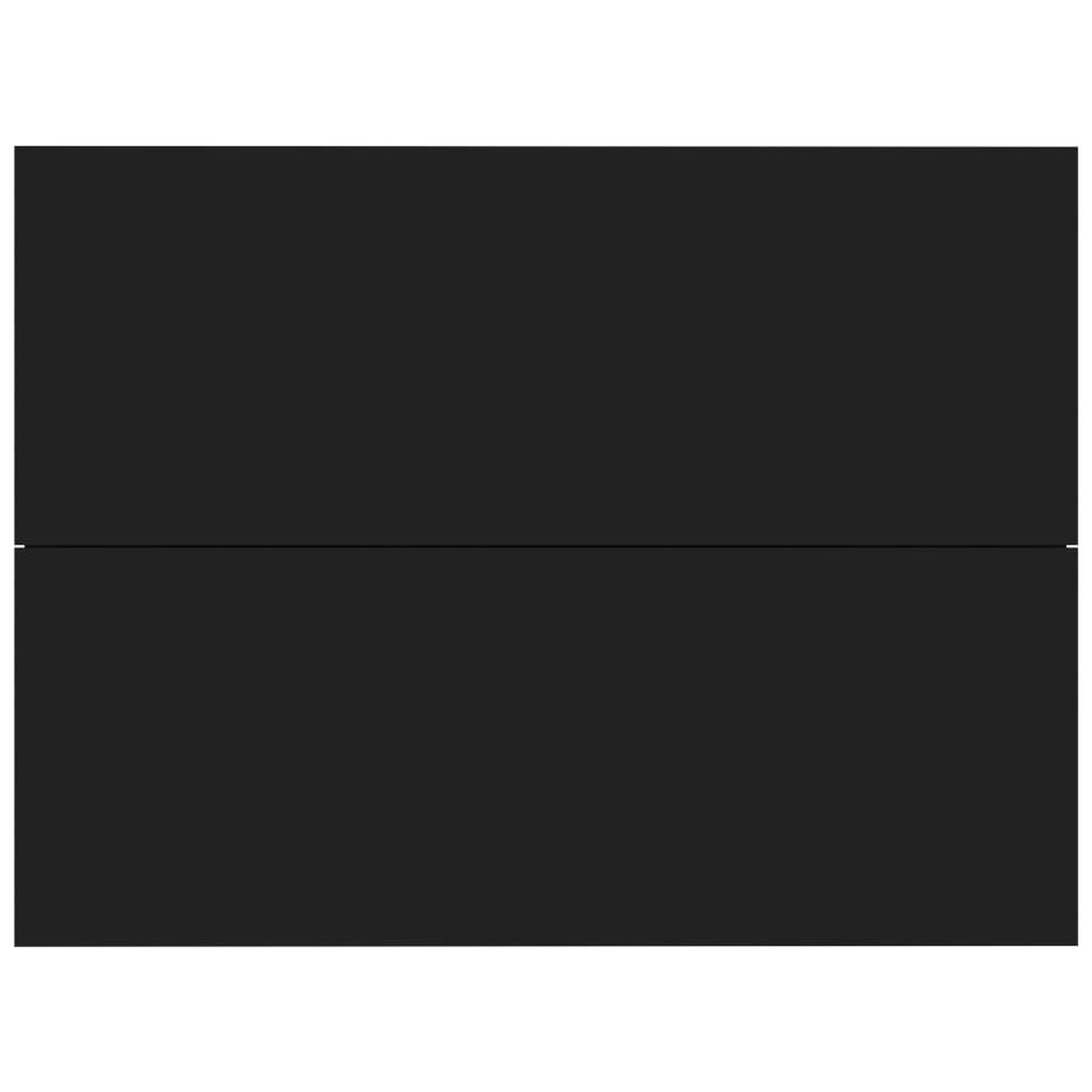 Voir la diapositive 4 : VIDAXL Table de chevet Noir 40x30x30 cm Bois d'ingenierie