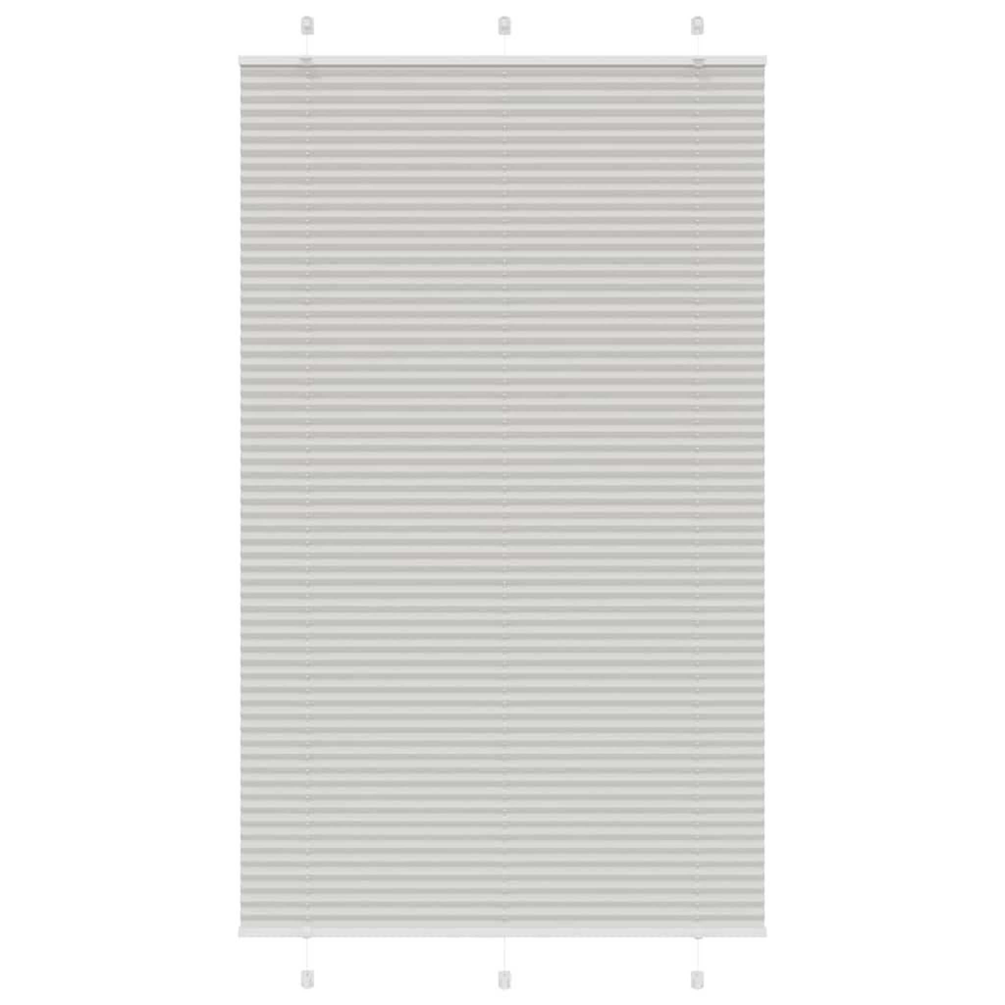VIDAXL Store plisse gris clair 120x200cm largeur du tissu 119,4cm