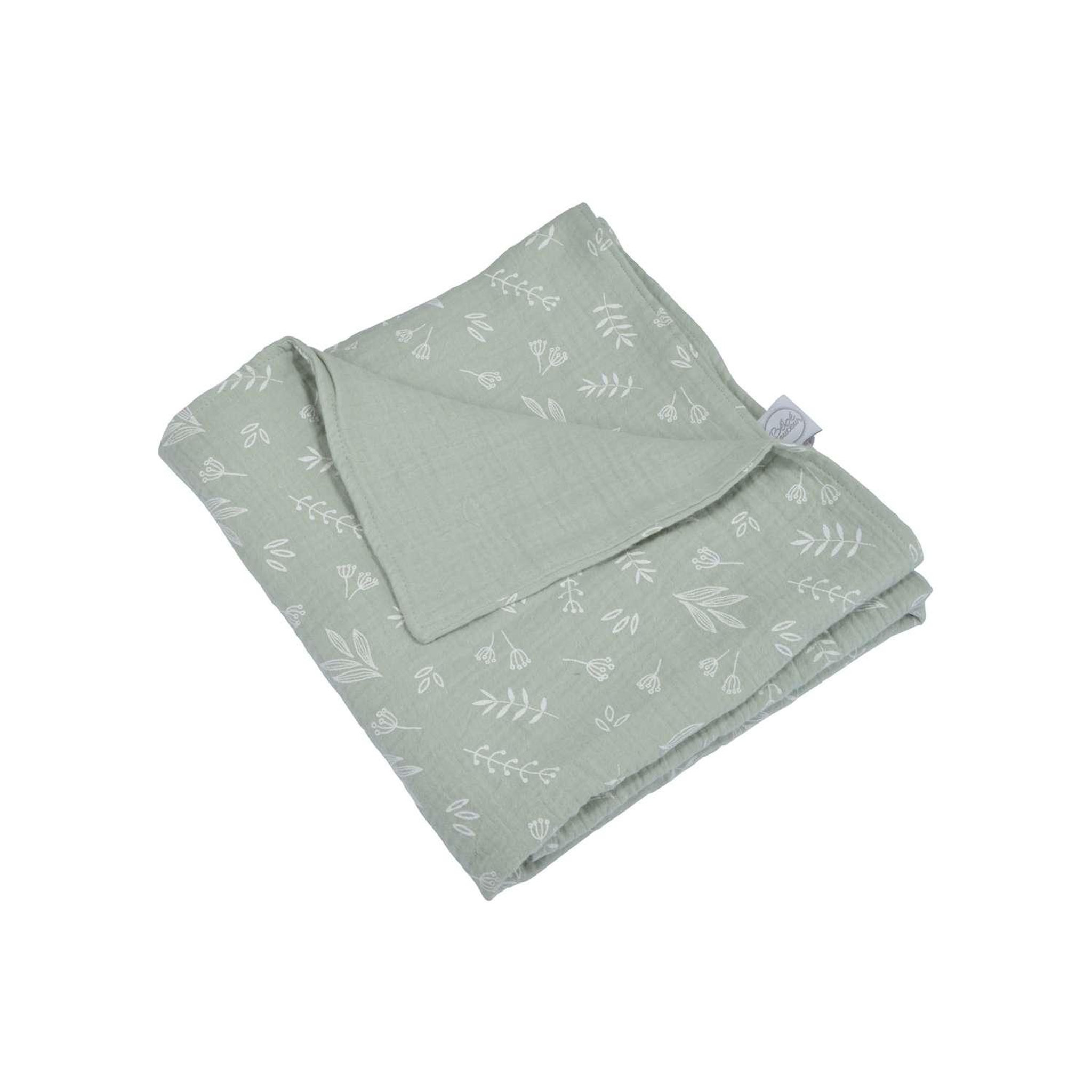 Voir la diapositive 1 : BEBE DOUCEUR Couverture en gaze de coton imprimée