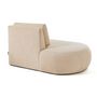 Voir la diapositive 5 : LISA DESIGN Santorini - module d'assise gauche - en tissu texturé