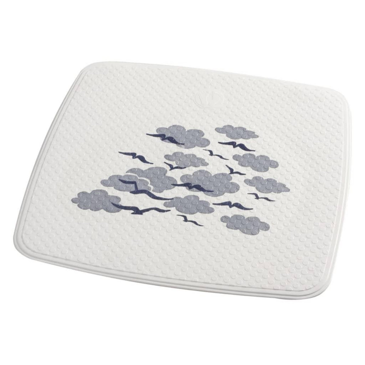 RIDDER RIDDER Tapis de douche Helgoland 54x54 cm blanc et bleu